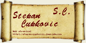 Stepan Čupković vizit kartica